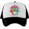 Baseball Drip Jersey Number 1 For Players & 1th Birthday Trucker Cap
