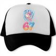 Baseball Drip Number 67 Player 67th Birthday Ice Cream 67 Trucker Cap Baseball Drip Number 67 Player 67th Birthday Ice Cream 67 Trucker Cap