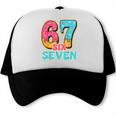 Baseball Drip Number 67 Player Trendy 6 7 Meme Trucker Cap Baseball Drip Number 67 Player Trendy 6 7 Meme Trucker Cap