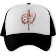 Baseball Drip Number 67 Sports Player Six Seven Meme Fan Trucker Cap Baseball Drip Number 67 Sports Player Six Seven Meme Fan Trucker Cap