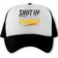 Baseball Fan Shut Up I'm Doing Game Changer Premium Tri-Blend Trucker Cap Baseball Fan Shut Up I'm Doing Game Changer Premium Tri-Blend Trucker Cap