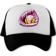 Baseball Glove Drip Shirt Ice Cream Dripping Girls Pocket Premium Trucker Cap Baseball Glove Drip Shirt Ice Cream Dripping Girls Pocket Premium Trucker Cap