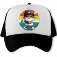 Baseball Grandpa Gnome On A Retro Sunset For Baseball Dad Trucker Cap Baseball Grandpa Gnome On A Retro Sunset For Baseball Dad Trucker Cap