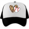 Baseball Heart Leopard Heart Sport Baseball Mom Trucker Cap Baseball Heart Leopard Heart Sport Baseball Mom Trucker Cap