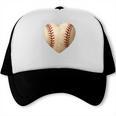 Baseball Heart Shape Valentines Day Love Boys Kids Men Trucker Cap Baseball Heart Shape Valentines Day Love Boys Kids Men Trucker Cap