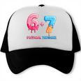 Baseball Ice Cream Drip 67 Official Teenager 13th Birthday Trucker Cap