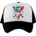 Baseball Ice Cream Drip 67 Six Seven Gen Alpha Slang Meme Trucker Cap Baseball Ice Cream Drip 67 Six Seven Gen Alpha Slang Meme Trucker Cap