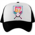 Baseball Ice Cream Drip Number 67 Player 67th Birthday Men Trucker Cap Baseball Ice Cream Drip Number 67 Player 67th Birthday Men Trucker Cap