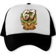 Baseball Ice Cream Drip Number 67 Playground Player 67th Trucker Cap