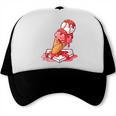 Baseball Ice Cream Drip Youth Strawberry Baseball Red Trucker Cap Baseball Ice Cream Drip Youth Strawberry Baseball Red Trucker Cap