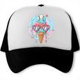Baseball Ice Cream Heart Sunglasses Youth Boys Valentine Trucker Cap