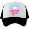 Baseball Life Lifestyle Home Plate Ice Cream Drip Men Boys Trucker Cap Baseball Life Lifestyle Home Plate Ice Cream Drip Men Boys Trucker Cap