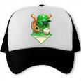 Baseball Life Style Ice Cream Drip Green Premium Tri-Blend Trucker Cap