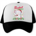 Baseball Mama Christmas Santa Hat Xmas Softball Mom Trucker Cap Baseball Mama Christmas Santa Hat Xmas Softball Mom Trucker Cap