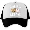 Baseball Mama For Baseball Mom Leopard Game Day Trucker Cap
