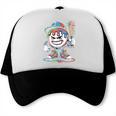 Baseball Mascot Attitude Graffiti Splash Bat Cap Trucker Cap Baseball Mascot Attitude Graffiti Splash Bat Cap Trucker Cap