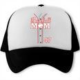 Baseball Mom 47 Number 47 Jersey Team Numbered Jersey Trucker Cap