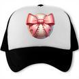 Baseball Mom Coquette Pink Bow Baseball Mom Trucker Cap Baseball Mom Coquette Pink Bow Baseball Mom Trucker Cap