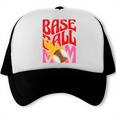 Baseball Mom Game Day Trendy Pink Leopard Mama Premium Trucker Cap