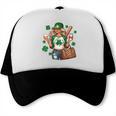 Baseball Mom Green Shamrock St Patrick Day Women Trucker Cap