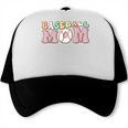 Baseball Mom Groovy Game Day Trucker Cap
