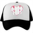 Baseball Mom Heart Trucker Cap Baseball Mom Heart Trucker Cap