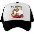 Baseball Mom Hot Mess Always Stressed Baseball Mama Trucker Cap