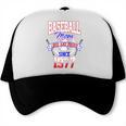 Baseball Mom Loud & Proud Since 1977 Raglan Baseball Tee Trucker Cap