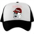 Baseball Mom Skull Sports Skeleton Trucker Cap