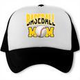 Baseball Mom Sports Mom Yellow Trucker Cap