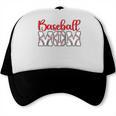 Baseball Mom Sporty Humor Raglan Baseball Tee Trucker Cap