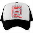 Baseball Mom Traits For Great Mothers Grey And Red Trucker Cap