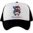 Baseball Mom USA American Flag 4th Of July Trucker Cap Baseball Mom USA American Flag 4th Of July Trucker Cap