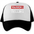 Baseball Mom Warning Uncontrollable Yelling Funny Sign Trucker Cap Baseball Mom Warning Uncontrollable Yelling Funny Sign Trucker Cap