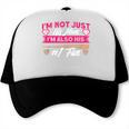 Baseball Moms I'm Not Just His Mom Baseball Mama Trucker Cap Baseball Moms I'm Not Just His Mom Baseball Mama Trucker Cap