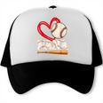 Baseball Nana Baseball Heart Family Matching Trucker Cap
