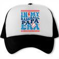 In My Baseball Papa Era Groovy Baseball Dad Family Matching Raglan Baseball Tee Trucker Cap In My Baseball Papa Era Groovy Baseball Dad Family Matching Raglan Baseball Tee Trucker Cap