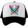 Baseball Player Ice Cream Drip Trucker Cap