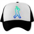 Baseball Player Graphic Trucker Cap