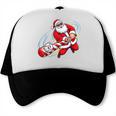 Baseball Santa 67 Christmas Xmas Pajamas Boys Trucker Cap Baseball Santa 67 Christmas Xmas Pajamas Boys Trucker Cap