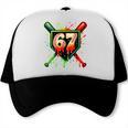 Baseball Six Seven 67 Meme Ice Cream Drip Xmas Men Women Trucker Cap Baseball Six Seven 67 Meme Ice Cream Drip Xmas Men Women Trucker Cap