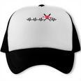 Baseball Softball Baseball Mom Heartbeat Baseball Trucker Cap Baseball Softball Baseball Mom Heartbeat Baseball Trucker Cap