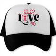 Baseball Softball Baseball Mom LOVE Baseball Premium Tri-Blend Trucker Cap