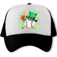 Baseball St Patricks Day Lucky Baseball Player Shamrock Trucker Cap Baseball St Patricks Day Lucky Baseball Player Shamrock Trucker Cap