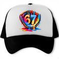 Baseball Stuff Six Seven 67 Ice Cream Drip 6 7 Baseball Kids Trucker Cap Baseball Stuff Six Seven 67 Ice Cream Drip 6 7 Baseball Kids Trucker Cap