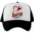 Baseball Valentine Love Is Our Home Run Apparel Trucker Cap