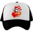 Baseball Valentine's Day Drip Ice Cream Team Trucker Cap