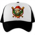 Baseball Xmas Christmas Baseball Ice Cream Drip Boys Trucker Cap
