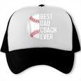 Best Baseball Dad Coach Ever Retro Father Baseball Coach Dad Trucker Cap Best Baseball Dad Coach Ever Retro Father Baseball Coach Dad Trucker Cap