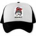 Bleached Memaw Life Soccer Messy Bun Baseball Game Day Trucker Cap Bleached Memaw Life Soccer Messy Bun Baseball Game Day Trucker Cap